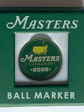2025 Masters Commemorative Ball Marker From Augusta National